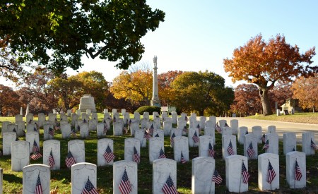 Civil War Section of Rosehill Cemetery