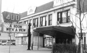Theater exterior, fall 1986. Image from New 400 website.